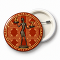 67 Bell Metal Badge