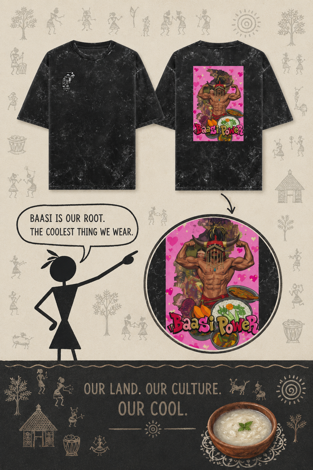 Baasi Power Graphic T-Shirt