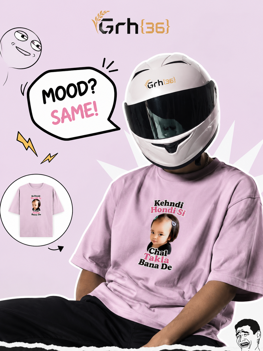 Chal Takla Bana De Funny T-Shirt