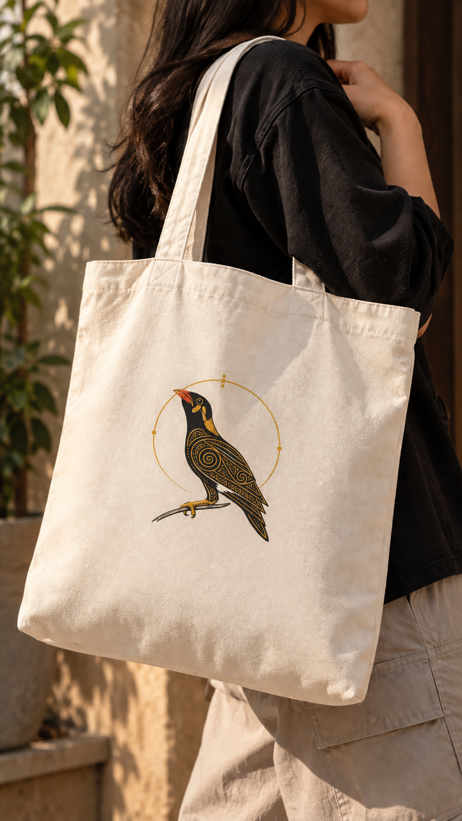 Pahadi Maina Tote Bag